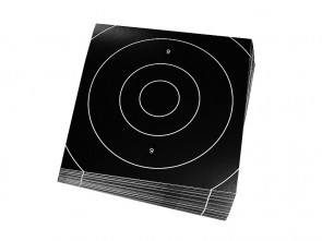 Insert Targets 21x21cm (black) - 50 Pack