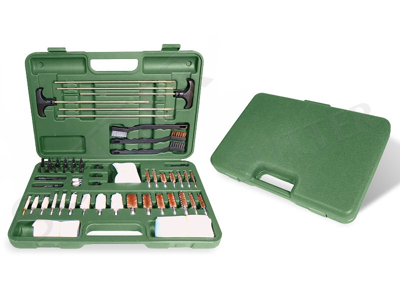Premium Gun Cleaning Kit in green - Many calibres