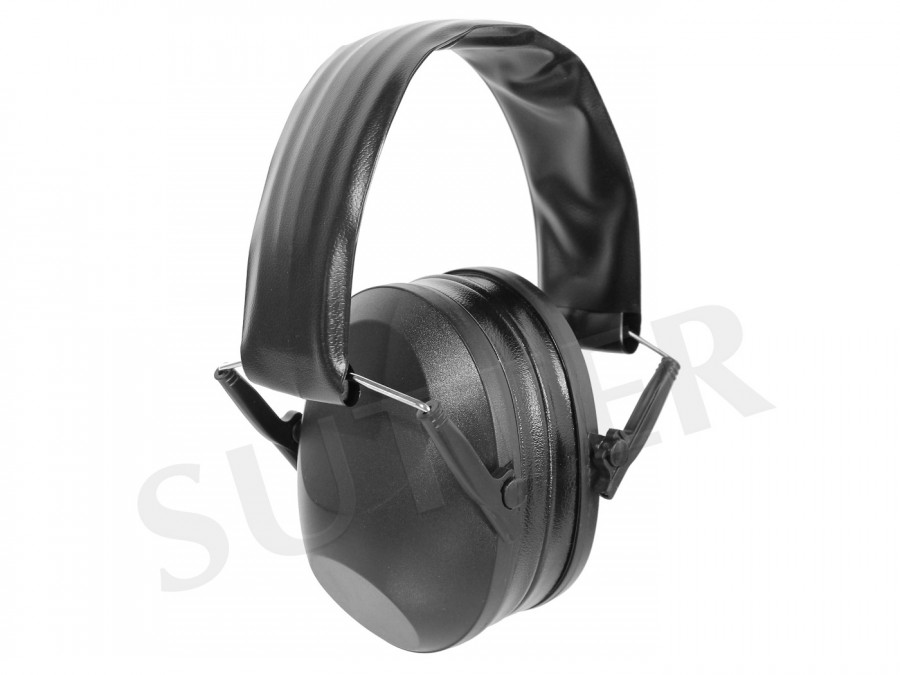 High-quality ear defenders for hunters and shooters (black)