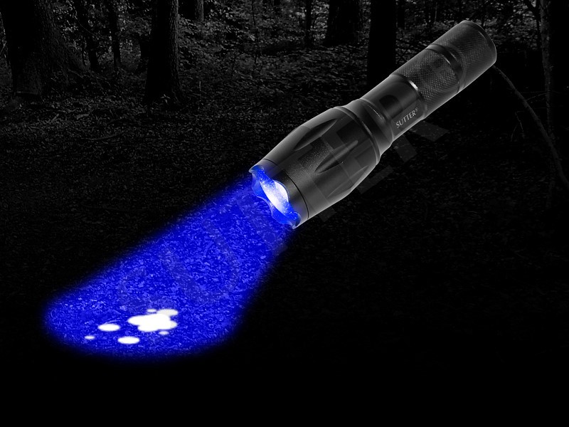 SUTTER® LED Flashlight - Game Blood Finder (blue)